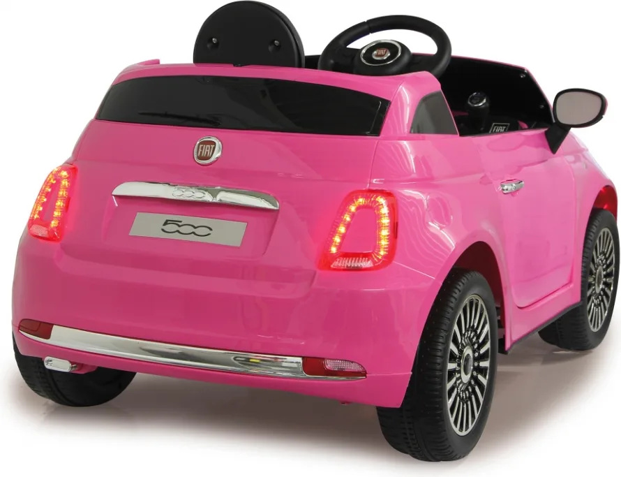 Coche Electrico Infantil Fiat 500 Fucsia 12v — foto 5