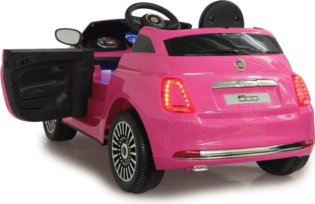 Coche Electrico Infantil Fiat 500 Fucsia 12v — foto 6