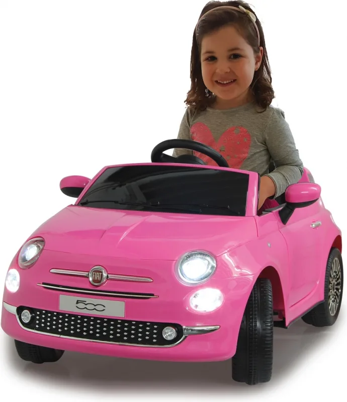Coche Electrico Infantil Fiat 500 Fucsia 12v — foto 4