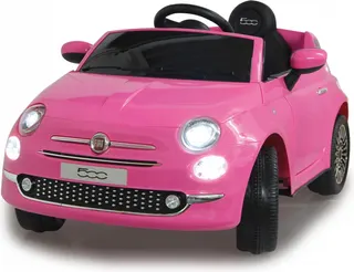 Coche Electrico Infantil Fiat 500 Fucsia 12v