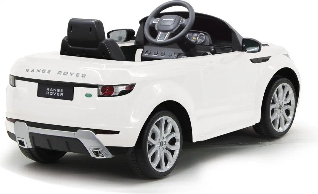 Coche Juguete Jamara  Ride-on Land Rover Evoque Blanco 27mhz 6v — foto 3