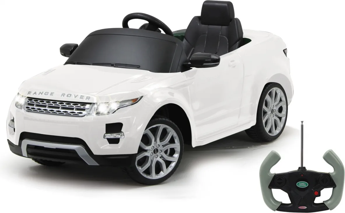 Coche Juguete Jamara  Ride-on Land Rover Evoque Blanco 27mhz 6v