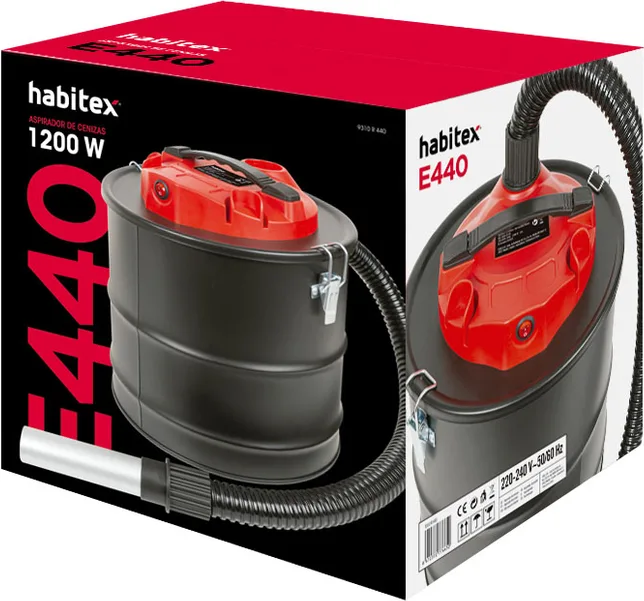 Habitex Aspirador de Cenizas E440 1200w — foto 2