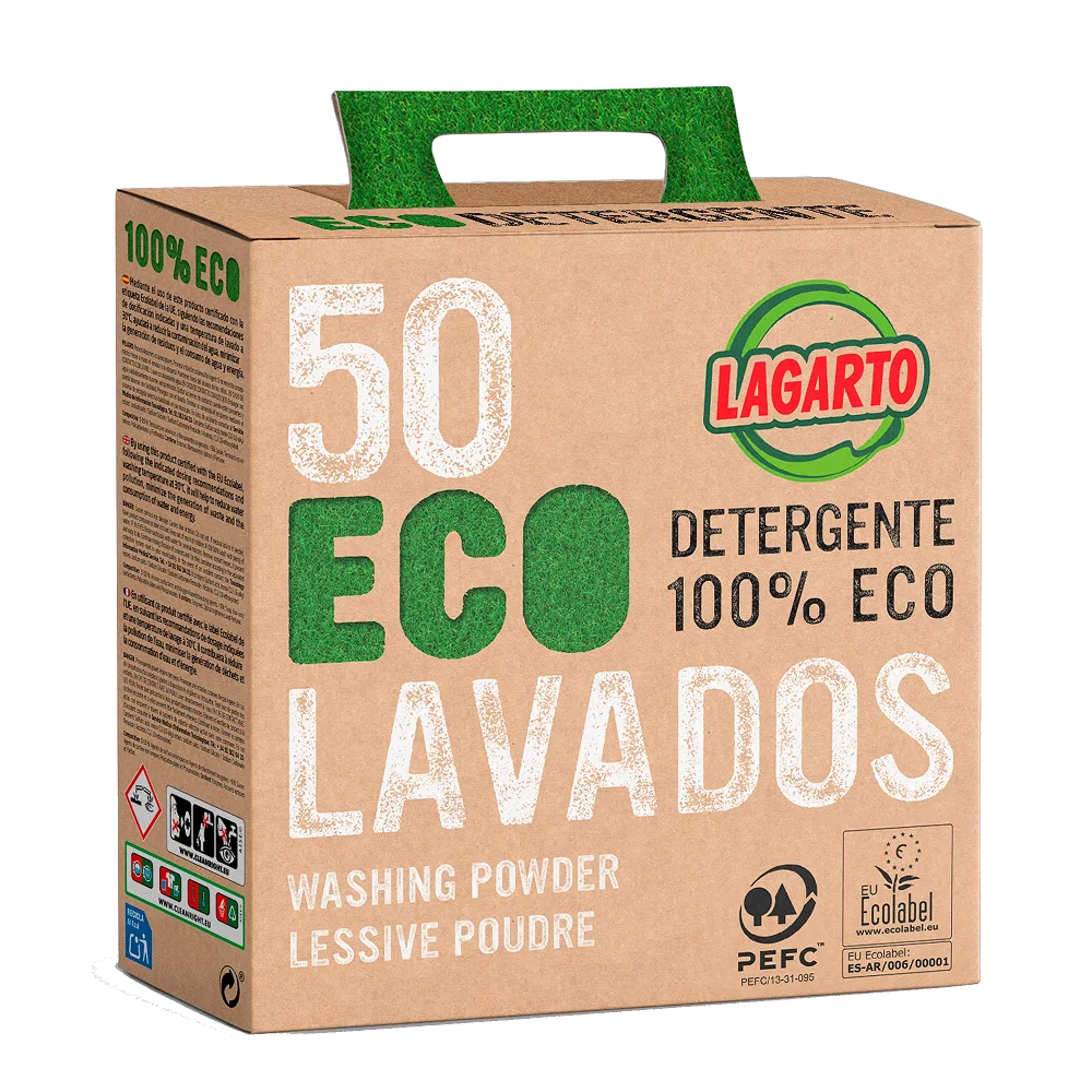 Detergente Maleta Lagarto Ecológica 50 Lavados 2550gr