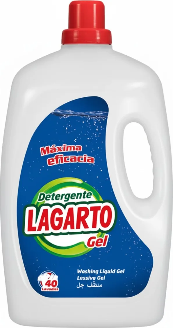 Detergente Lagarto Gel 40 Lavados
