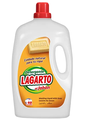 Detergente Lagarto Al Jabon 40 Lavados
