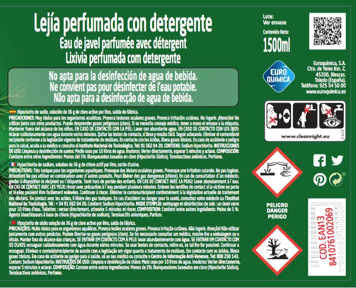 Lejia Lagarto Pino 1,5 litros — foto 3