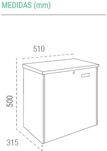 Buzon Paqueteria Bigpack Base Negro — foto 4