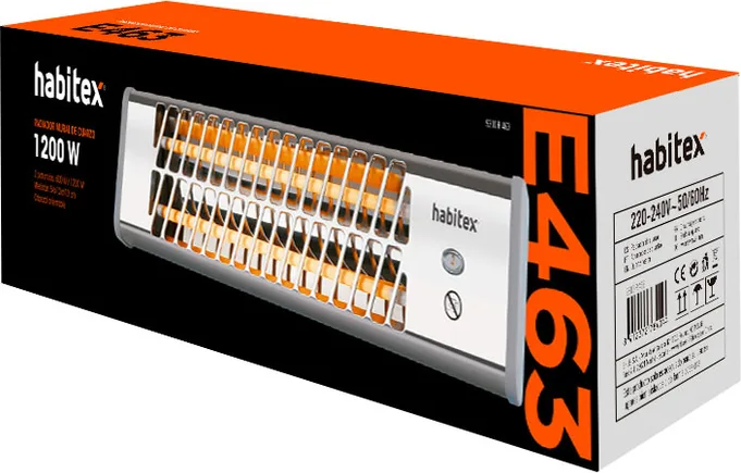 Habitex Estufa Electrica Mural E463 1200w — foto 3