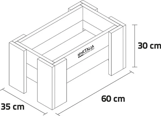 Macetohuerto Wood (60 x 35 x 30) — foto 2