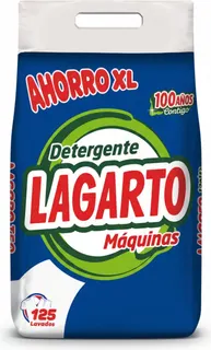 Detergente Maquinas 125 Lavados Lagarto 10 kg