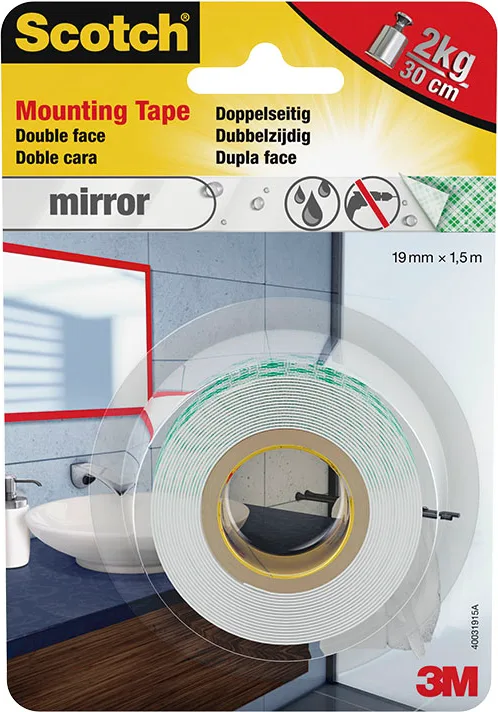 Cinta D/cara Mirror Mounting 19mmx1,5m