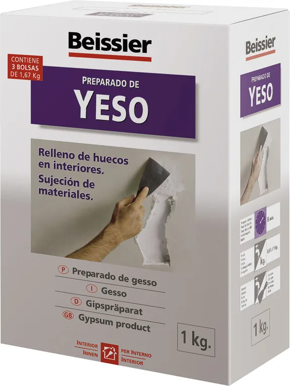 Yeso P/rellenos  Fijaciones  1 kg