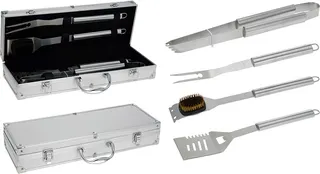 Accesorios Barbacoa Maletin 4 Piezas