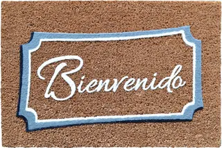 Felpudo Coco Design Bienvenido 40x60cm.