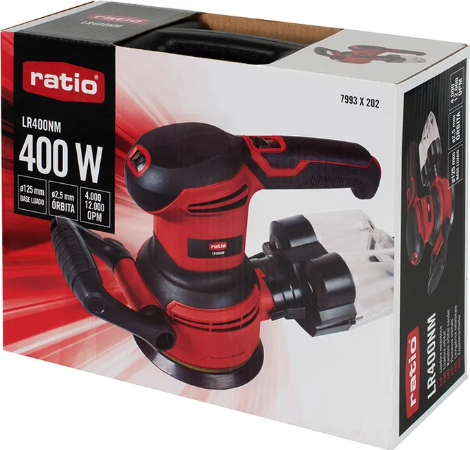 Lijadora Excentrica Ratio LR400NM  400W — foto 4