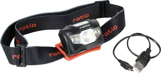 Linterna frontal LED RATIO recargable Headlamp 5536