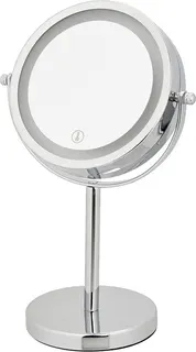 Espejo Aumento Cromado Led 16cm Habitex