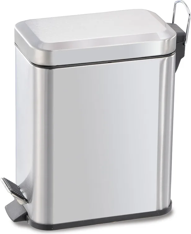 Cubo Pedal 5 L Habitex Acero Inoxidable
