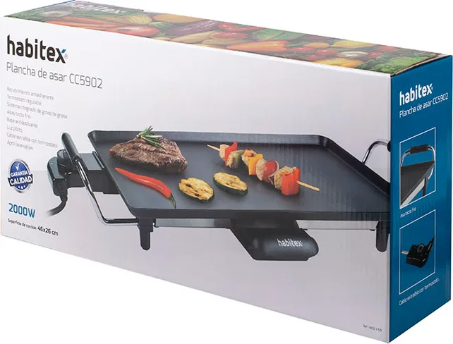 Plancha Asar Cc5902 2000w Habitex — foto 3