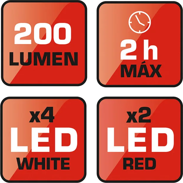 Luz Led para Gorras 200 Lumens Recargable Ratio — foto 5