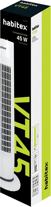 Ventilador de Torre Blanco Habitex VT-45 — foto 3