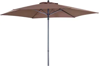 Juego de 6 Parasoles de Acero con Toldo de 2,10 metros