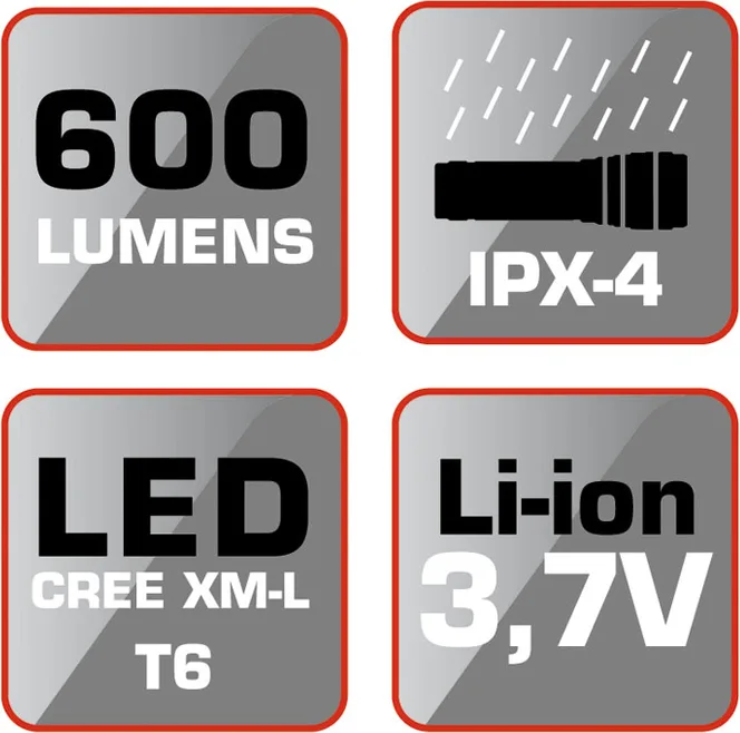 Linterna Led recargable Ratio R600BS — foto 6