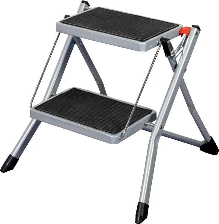 Escalera Taburete Acero 2 Peldaños 30x20cm