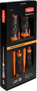 Juego de 5 Destornilladores de Seguridad Ratio Dinamyc Tecno-Aislo