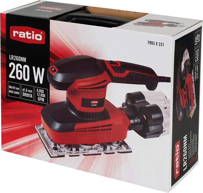 Lijadora Orbital Ratio LR260NM 260W — foto 4