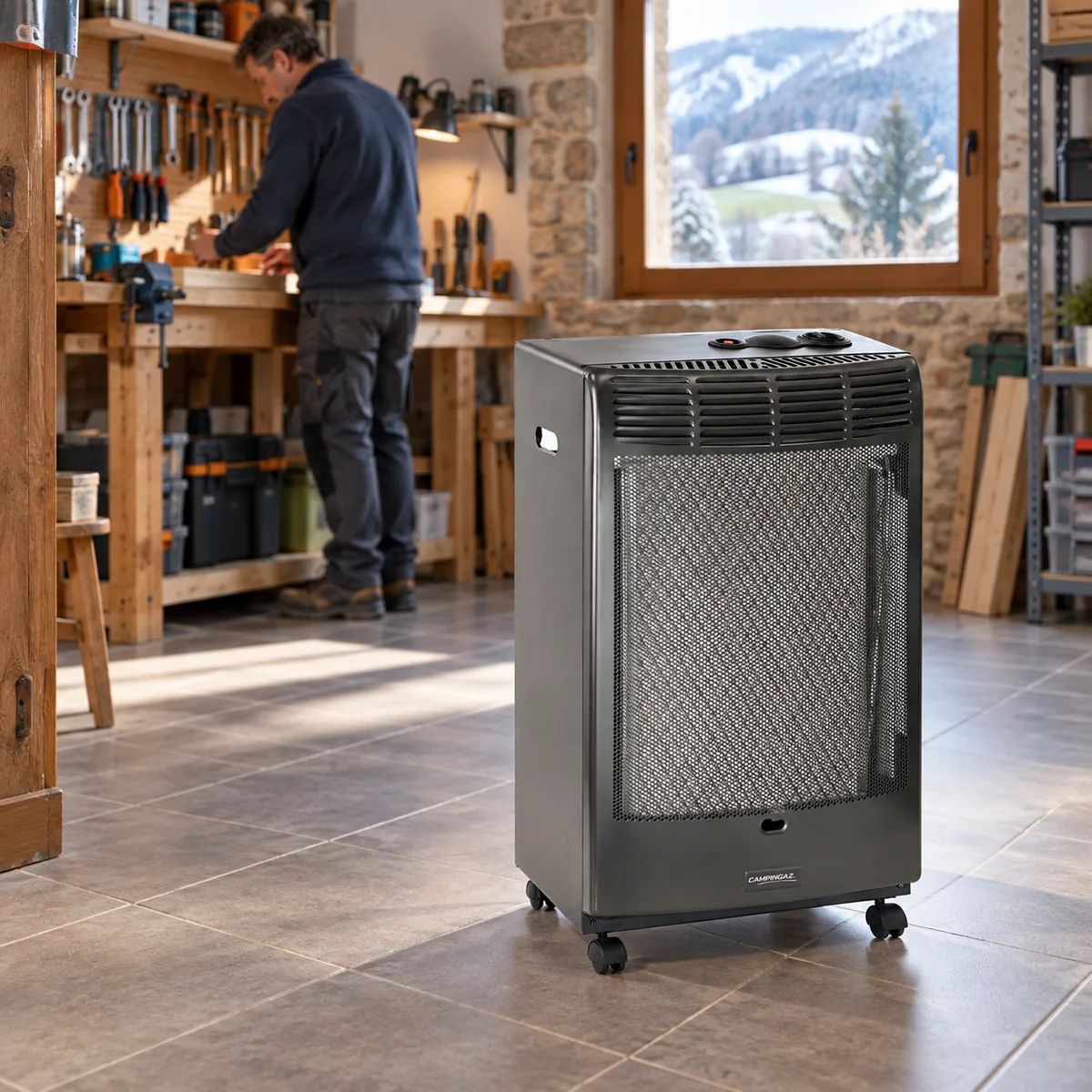 Estufa catalítica de gas Campingaz CR 5000 antracita, 3050 W, 3 niveles — foto 3