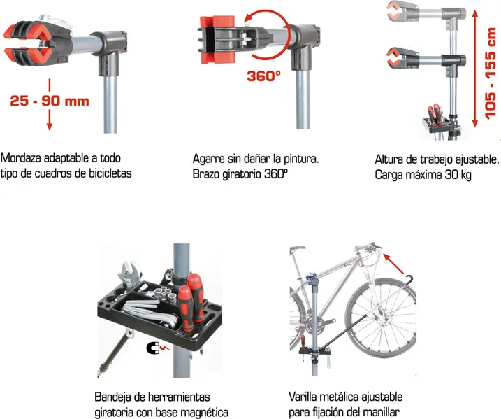 Soporte Trabajo para Bicicleta Ratio — foto 3