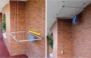 Tendedero Tezno-techo Alum. Anodizado