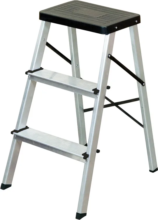 Taburete Escalera Aluminio 3 Peldaños — foto 2