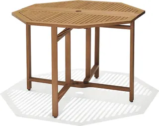 Mesa madera jardin octogonal Brisa