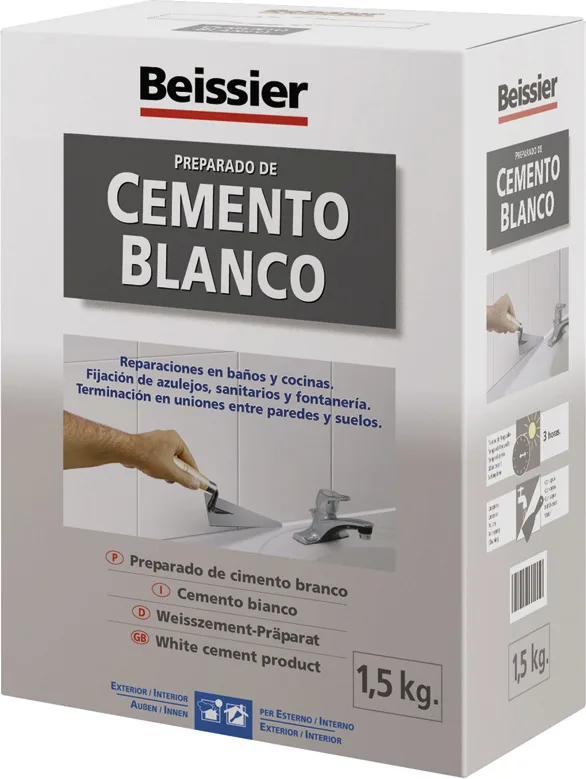 Cemento Blanco P/ceramica 1,5 kg — foto 2
