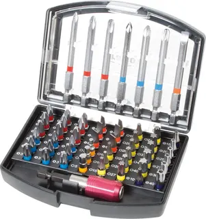 Juego de 57 Puntas Atornillado Ratio