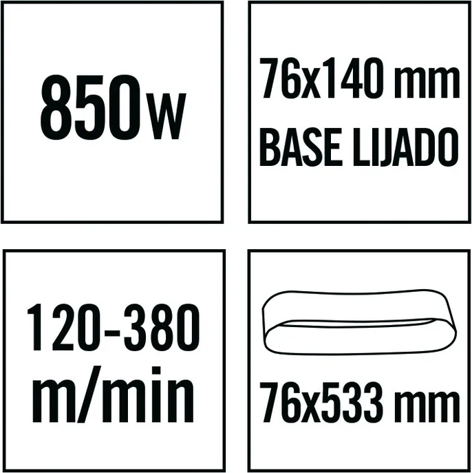 Lijadora Banda Lr850 Nm  850w — foto 3