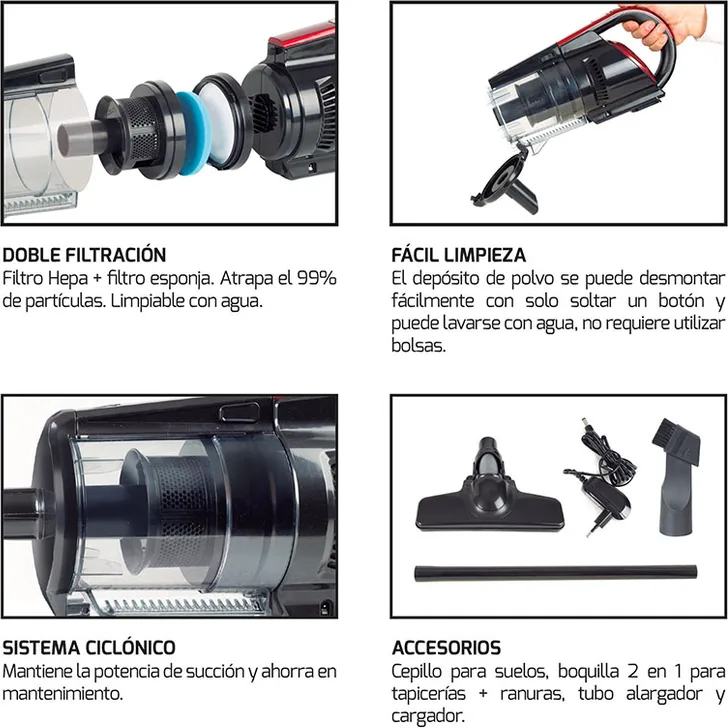 Aspirador de Mano Habitex Vc9916y — foto 3