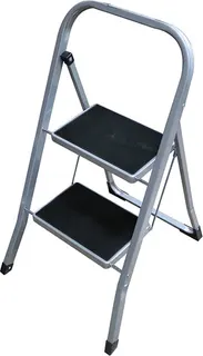 Escalera Acero 2 Peldaños Habitex