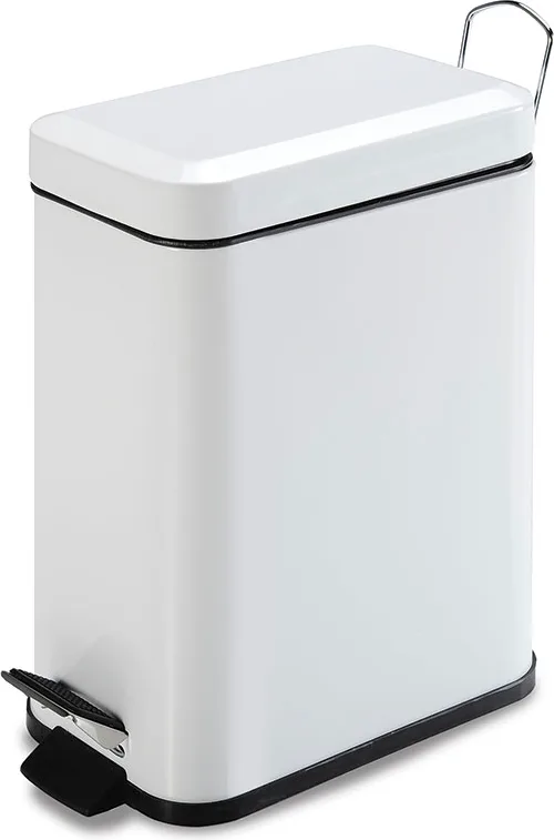 Cubo Pedal 5 L Habitex Blanco