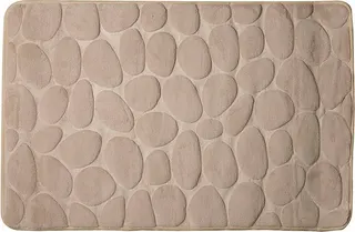Alfombra Baño Piedras 50x80 cm Beige