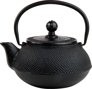 Tetera Hierro Fundido 0,60 L.negra/marr.