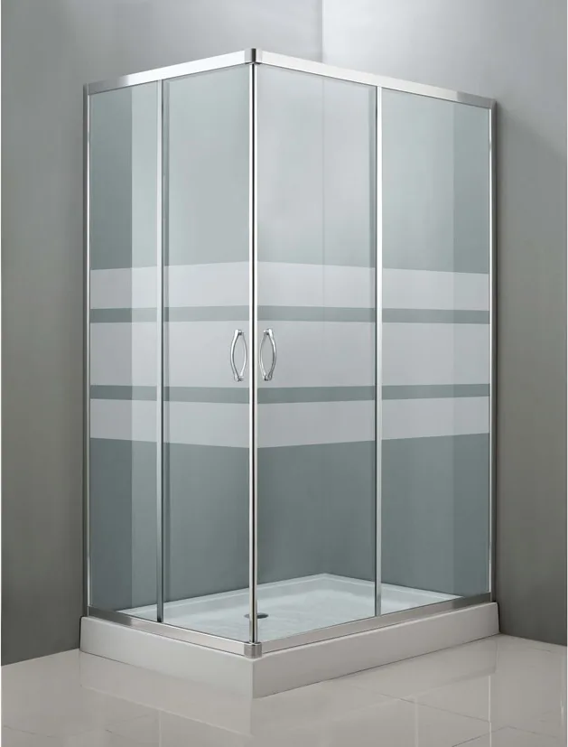 Mampara Ducha Angular 2 Puertas Plato 70x100 cm — foto principal