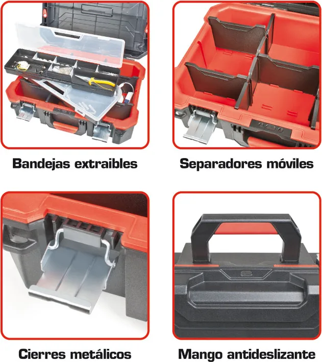 Maletin Portaherramientas Tecnico Ratio Hardbox 6779 — foto 3