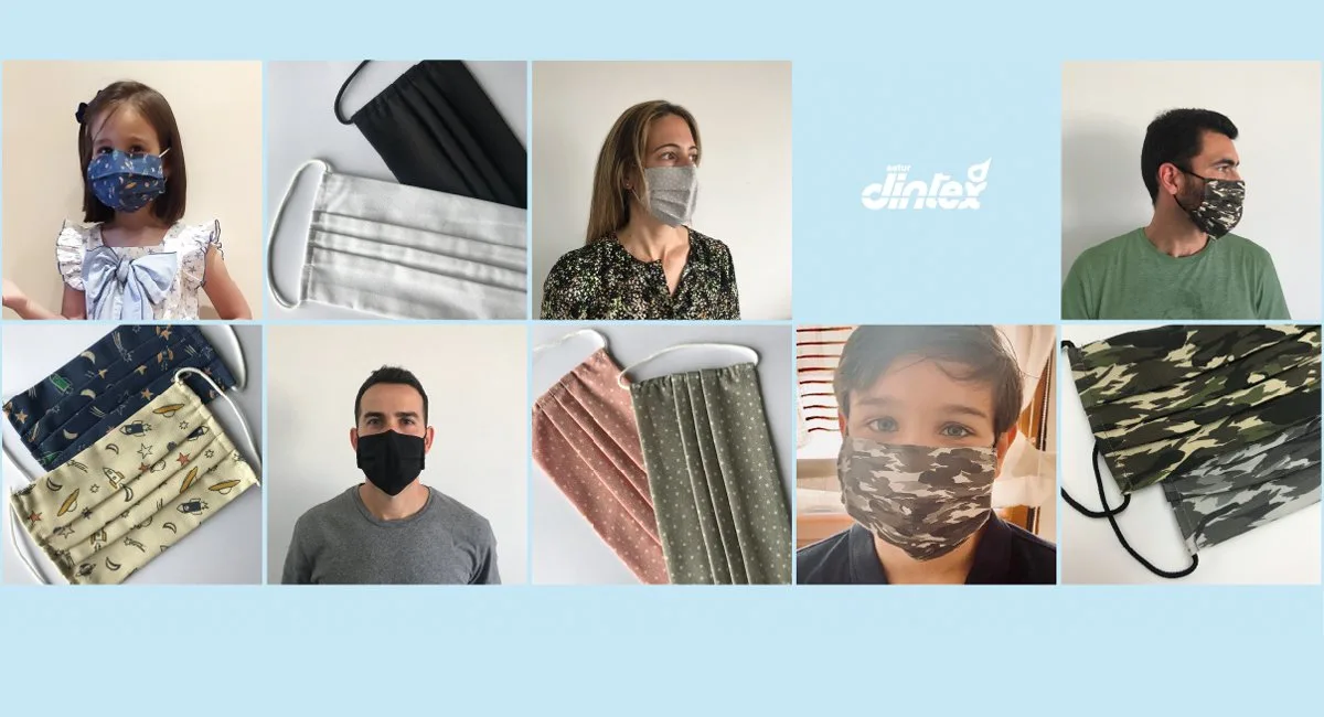 Mascarilla Reutilizable Higienica Camuflaje Dintex 2 unidades — foto 2
