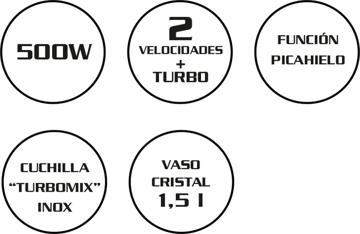 Batidora de Vaso Style Sc2800 Habitex — foto 3