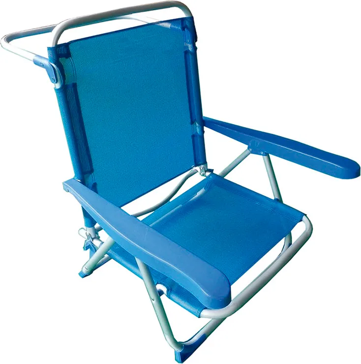 Silla Playa Aluminio Textilene Kit ahorro 4 unidades