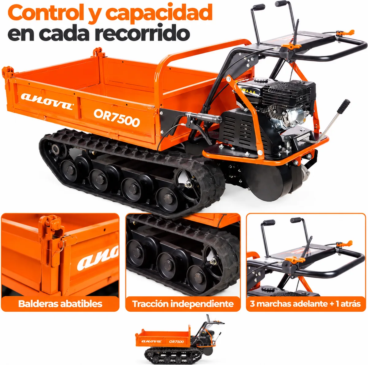 Carretilla de Orugas Anova OR7500 · 500 kg — foto 9